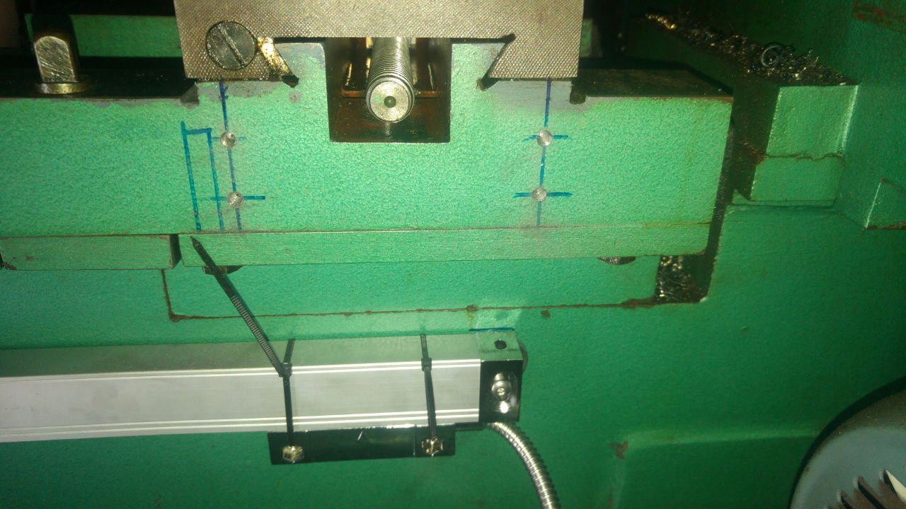 Drilling and tapping the carriage mounting holes